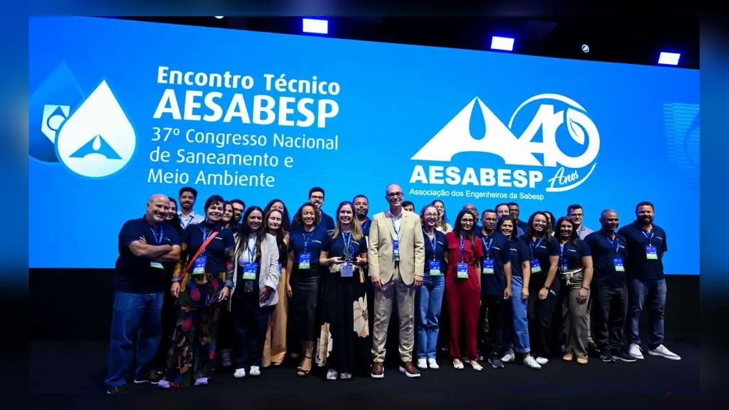 Copasa vence prêmio nacional em evento de saneamento em São Paulo